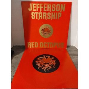 Jefferson Starship Red Octopus Red Rock Grunt Album LP 1975